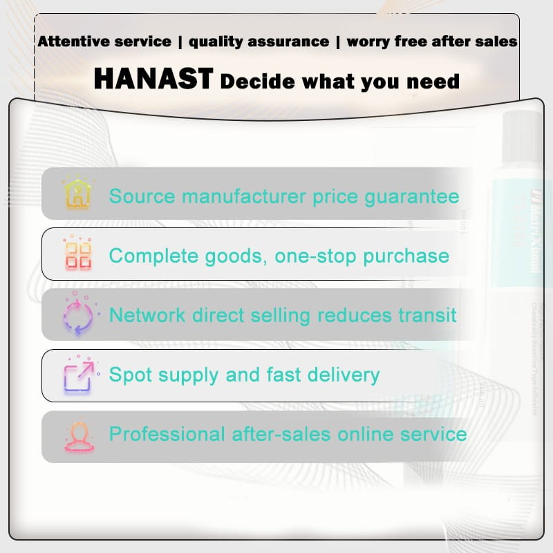 Hanast HN-501C-1 ketoxime flowing one component silicone adhesive sealant