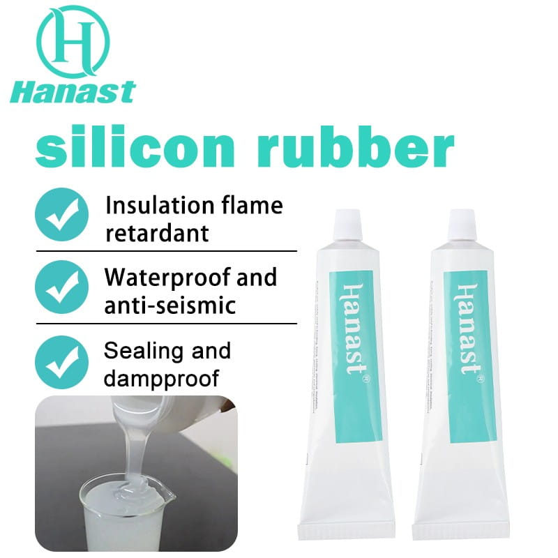 Silicone rubber adhesive, strong sealing adhesive, waterproof and high temperature resistant silicone glue for LED lamps