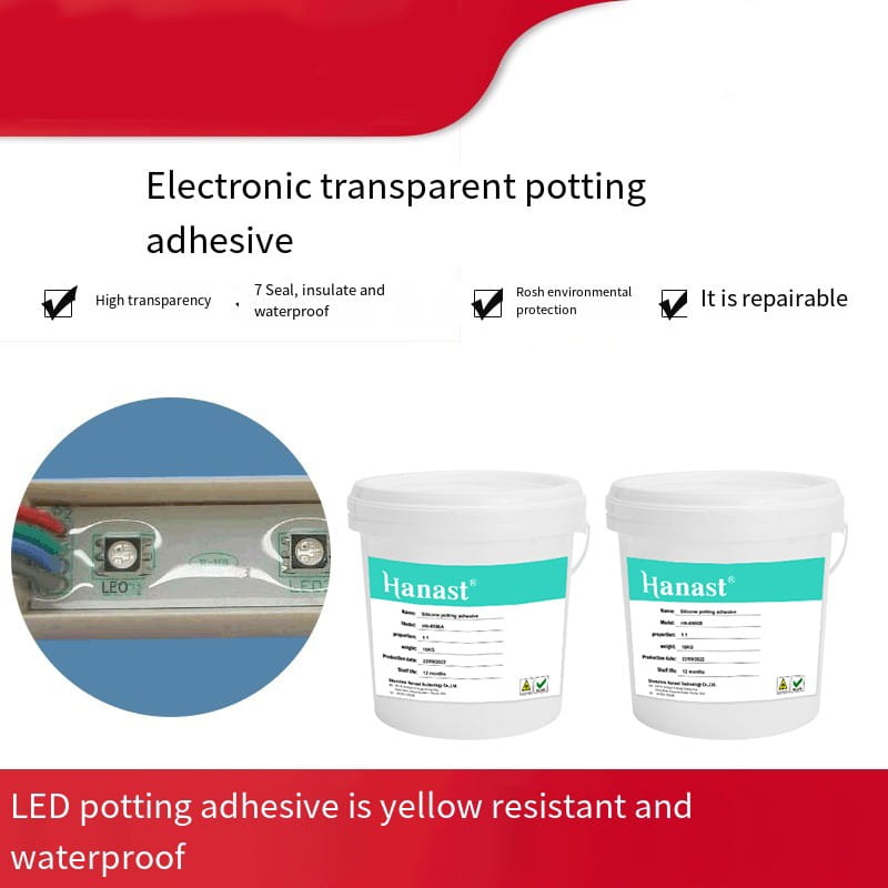 Electronic potting adhesive