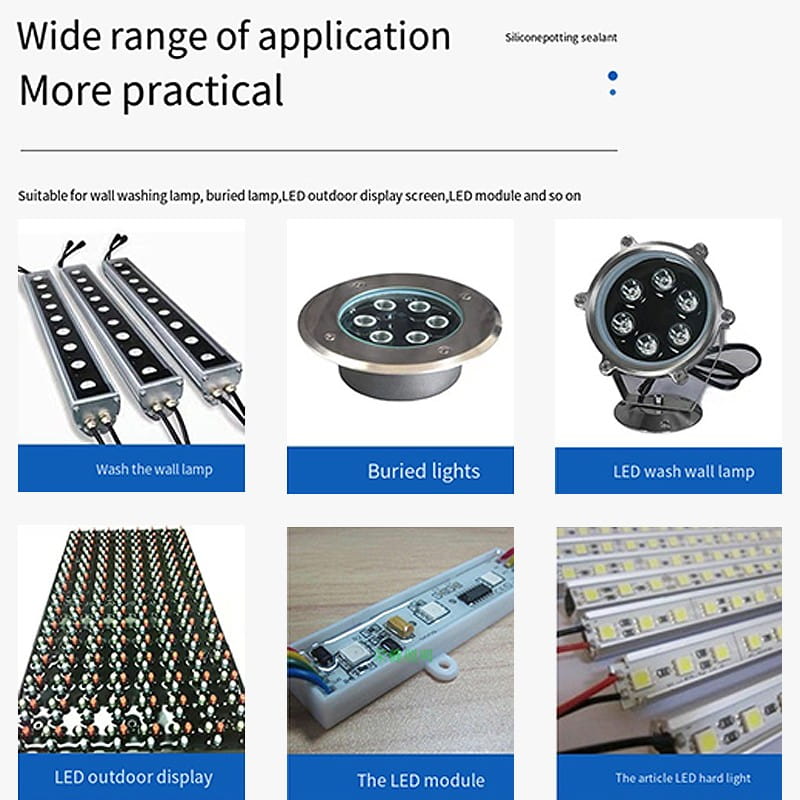 Electronic potting adhesive