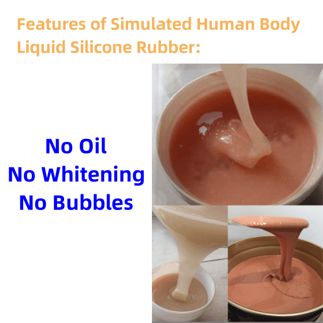 Simulated human silicone